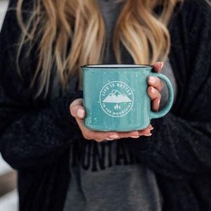 Two 16oz ‘Life is Better in the Mountains’ mugs